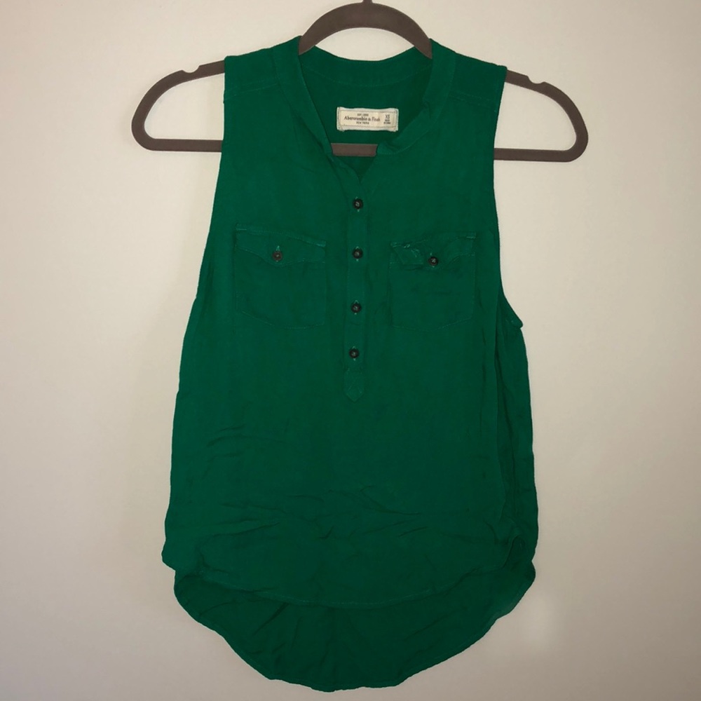 Green Abercrombie tank